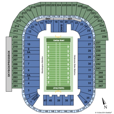 sun devil stadium tickets in phoenix arizona sun devil utah utes seating chart