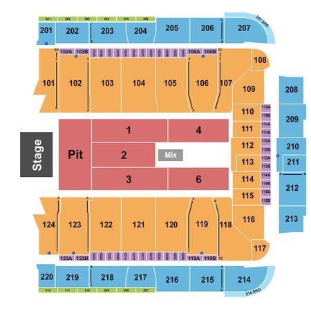 CFG Bank Arena Endstage Pit 3