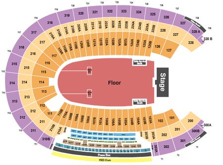 Los Angeles Memorial Coliseum GA Floor