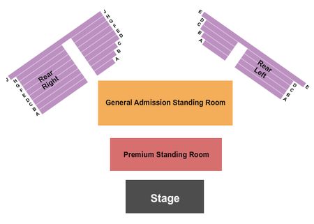 Cedar Crossing Casino & Entertainment Center Endstage GA/Premium Standing 2