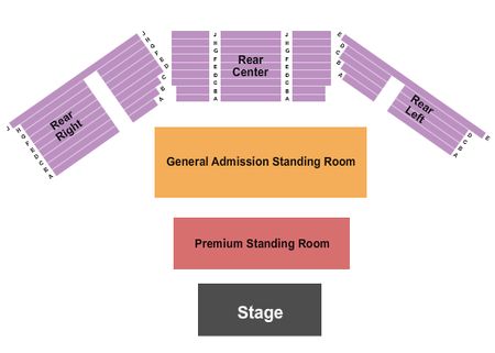 Cedar Crossing Casino & Entertainment Center Endstage GA/Premium Standing