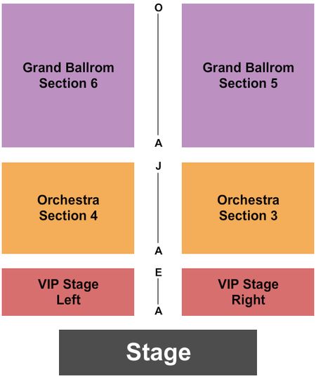 Main Ballroom of the Hilton Hotel Endstage