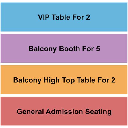 The Crofoot Ballroom GA/Tables/Booths