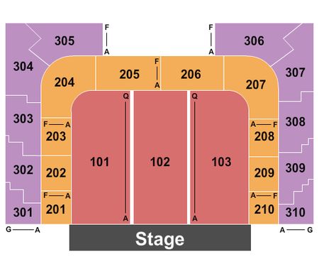 Memorial Auditorium Endstage 101-103