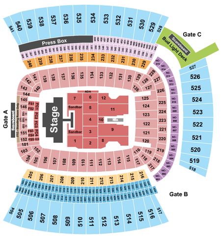 Acrisure Stadium Kenny Chesney 2026