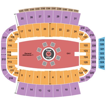 Carter Finley Stadium Metallica