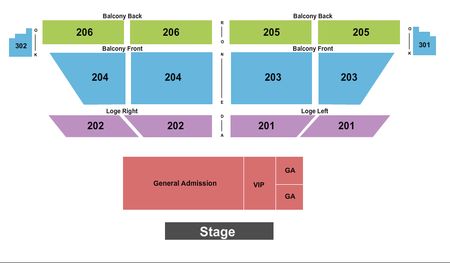 College Street Music Hall Endstage GA Floor 3