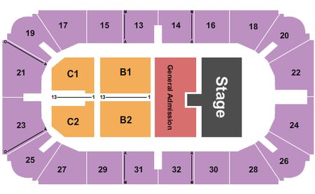 Hobart Arena Endstage GA Pit