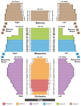 new amsterdam theatre tickets in new york seating charts events amsterdam theater seating chart