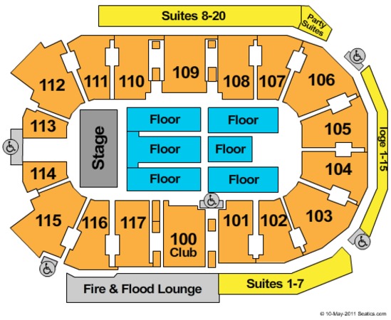 abbotsford entertainment amp sports center tickets in abbotsford entertainment center seating chart