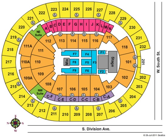 Amway Center Tickets in Orlando Florida, Amway Center Seating Charts ...