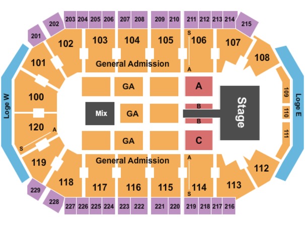 Allen Event Center Tickets in Allen Texas Allen Event Center Seating Allen Event Center Tickets in Allen Texas Allen Event Center Seating