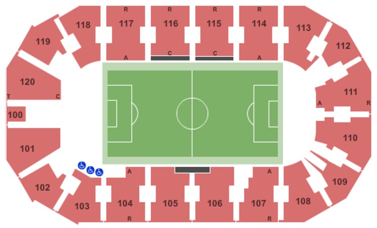 Silverstein Eye Centers Arena Tickets Independence Missouri Seating Silverstein Eye Centers Arena Soccer