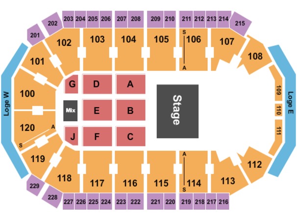 Allen Event Center Tickets in Allen Texas Allen Event Center Seating Allen Event Center Tickets in Allen Texas Allen Event Center Seating