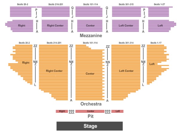 Pantages Theatre Tickets In Los Angeles California Pantages Theatre End Stage