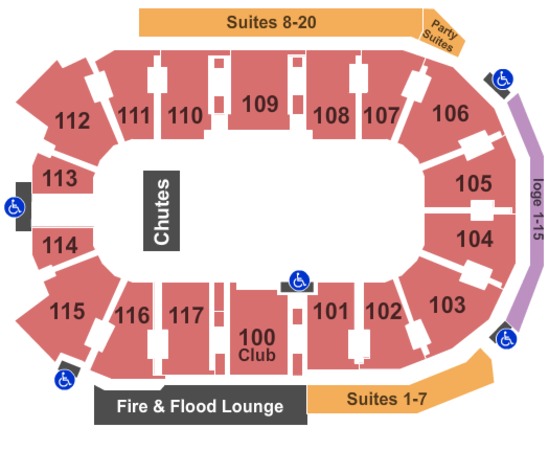 abbotsford entertainment amp sports center tickets in abbotsford entertainment center seating chart