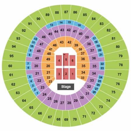 Frank Erwin Center Tickets In Austin Texas Frank Erwin Center End Stage