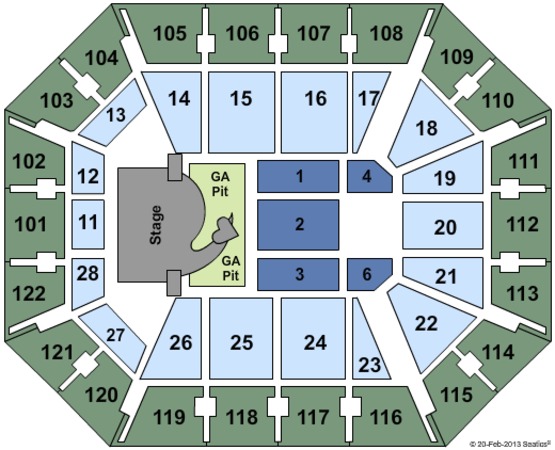Mohegan Sun Arena Pink