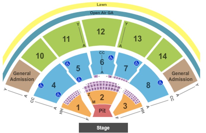 Xfinity Center Endstage Pit - Reserved and GA