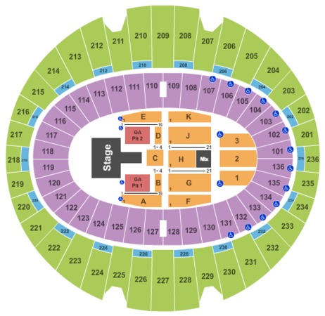 the forum los angeles tickets inglewood california the forum inglewood california seating chart