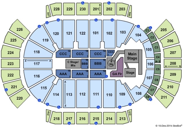 Job Arena Jobingcom Arena Seating Chart Section 114 Row V Seat 6 7 COMPREHENSIVE