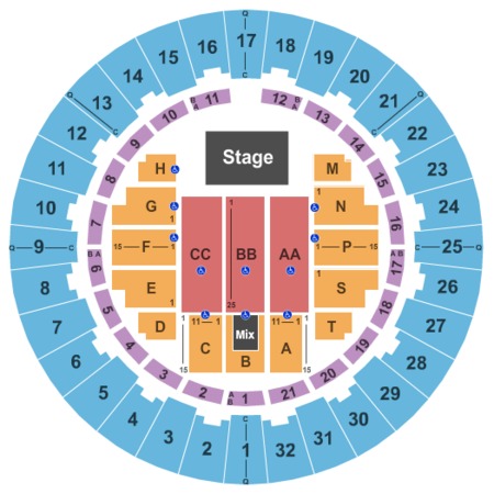 neal s blaisdell center arena tickets in honolulu neal s blaisdell center seating chart