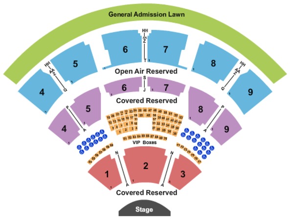 Coastal Credit Union Music Park at Walnut Creek Endstage 2