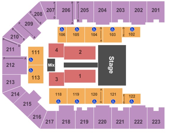 Eastern Kentucky Expo Center Tickets In Pikeville Seating Eastern Kentucky Expo Center Newsboys
