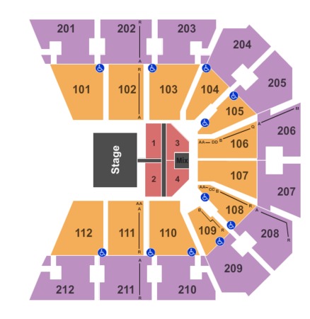 bb amp t arena tickets in highland heights kentucky bb amp t bb t arena seating chart kentucky