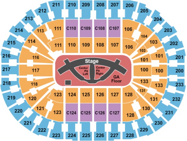 quicken loans arena tickets in cleveland ohio quicken eric church cleveland seating chart