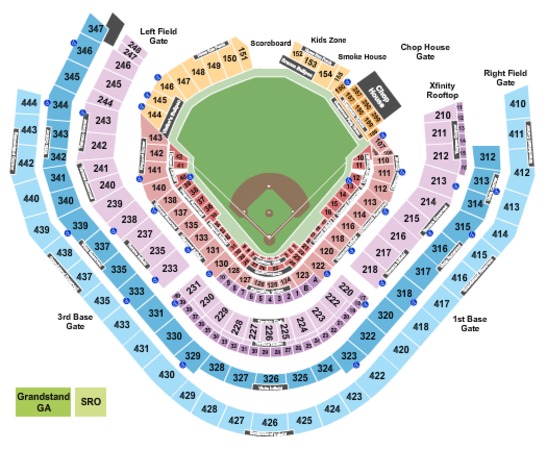 Suntrust Park Tickets In Atlanta Georgia Seating Suntrust Park Baseball