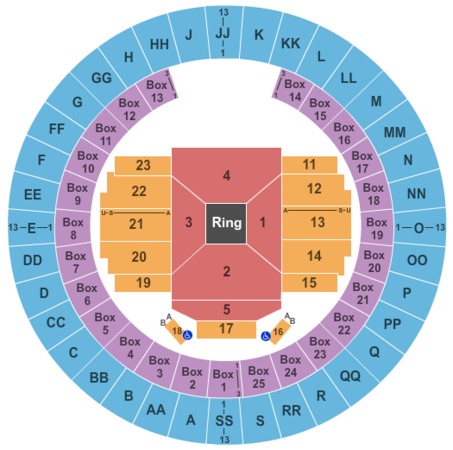 mobile civic center arena tickets in mobile alabama mobile civic center arena seating chart