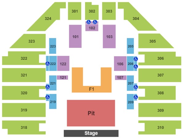 tony s pizza events center tickets in salina kansas tony s pizza event center seating chart
