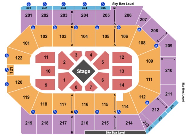 citizens business bank arena tickets in ontario california ontario citizens arena seating chart