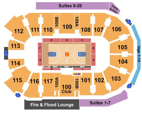 abbotsford entertainment amp sports center tickets in abbotsford event center seating chart