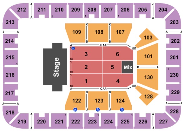 u s cellular center asheville tickets in asheville north asheville us cellular center seating chart