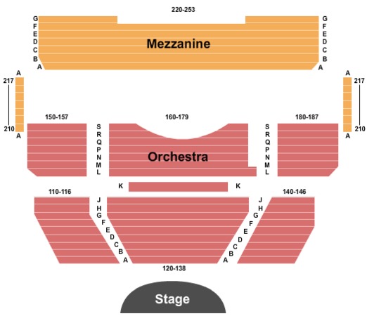 Ent Center For The Arts Tickets in Colorado Springs Colorado, Seating ...