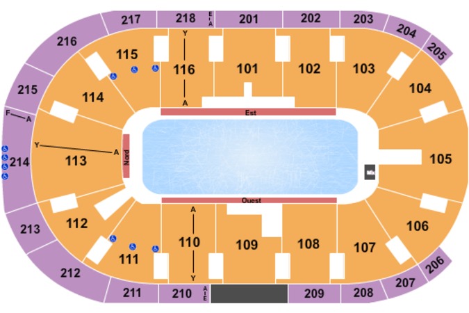 place bell tickets in laval quebec place bell seating place bell laval seating chart