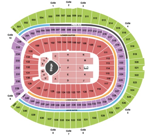sports authority field at mile high tickets in denver neyland stadium seating chart for garth brooks concert