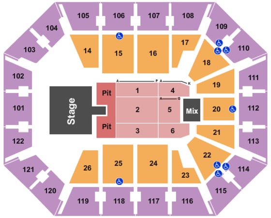 Mohegan Sun Arena Lady Antebellum