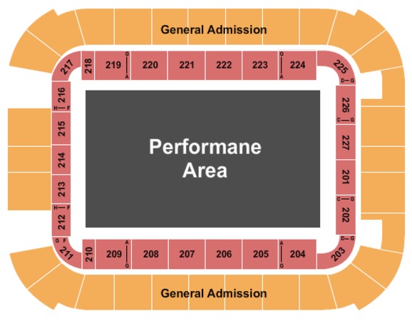 lake charles civic center arena tickets in lake charles lake charles civic center seating chart