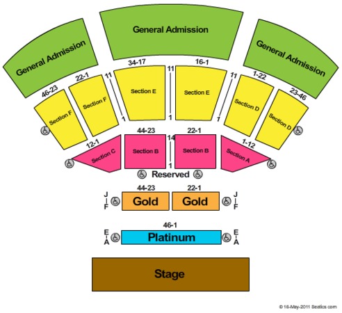 Ironstone Amphitheatre At Vineyards Tickets In Murphys Ironstone Amphitheatre At Vineyards End Stage
