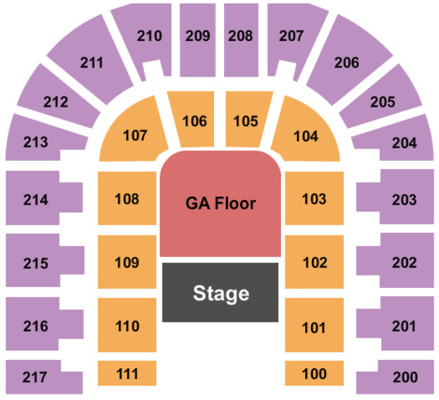 Bert Ogden Arena Half House GA