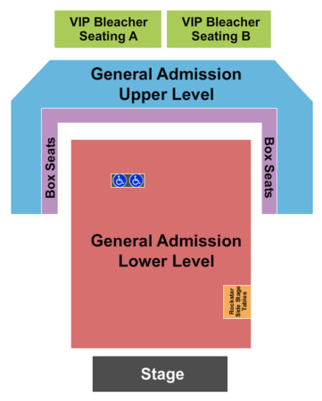 Stage AE GA Floor/VIP Bleachers