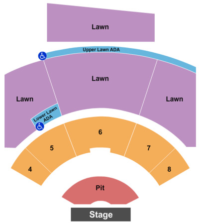 Walmart AMP Endstage Pit - Numbered Sections