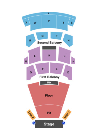 Burton Cummings Theatre End Stage GA Floor & Pit