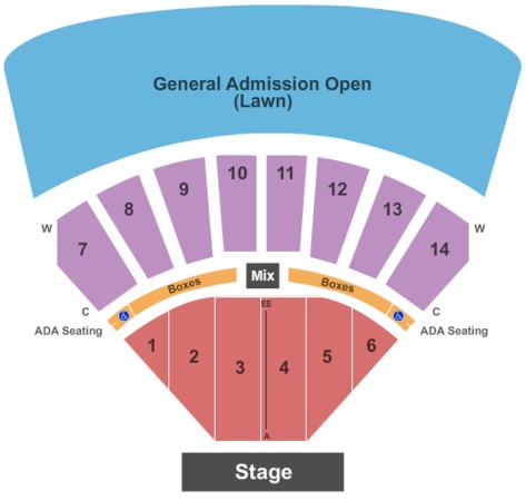 Cricket Wireless Amphitheater Tickets in Bonner Springs ...