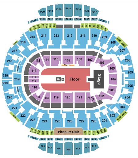 Scotiabank Saddledome Endstage GA Flr/ Catwalk 3 Row