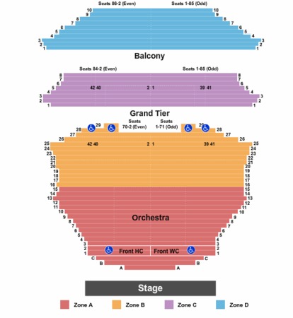 Gammage Auditorium Tickets In Tempe Arizona Gammage Auditorium End Stage Pit Intzone