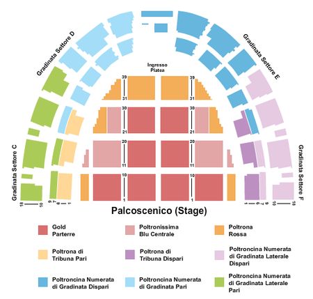 Arena Di Verona Tickets In Verona Arena Di Verona Seating Charts 